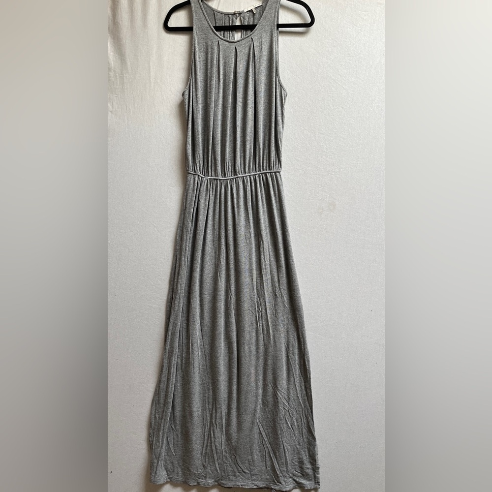 Oak + Fort Heather Gray Sleeveless Maxi Dress Sz S
